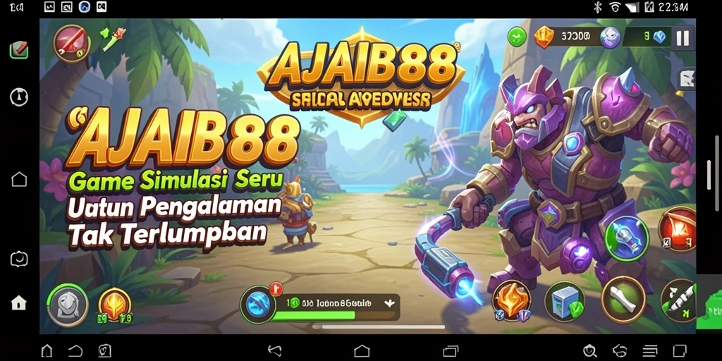Screenshot AJAIB88 yang menunjukkan gameplay simulasi yang dinamis.