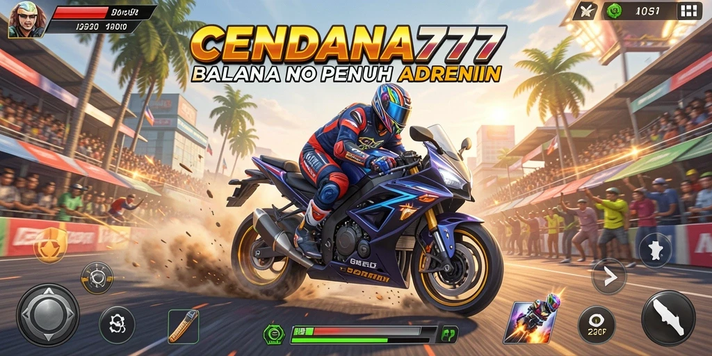 Gameplay seru balapan motor di CENDANA777 dengan grafik menakjubkan.