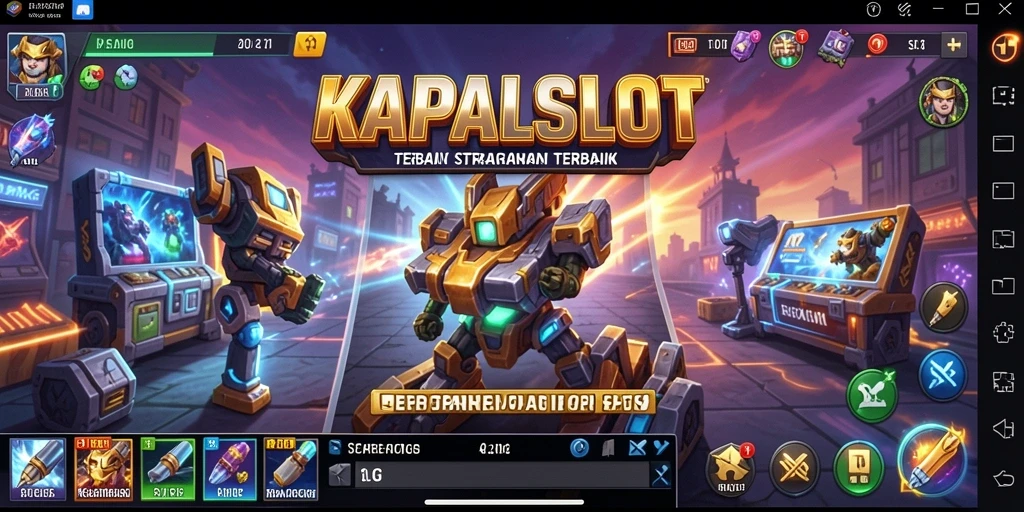 Tangkapan layar permainan KAPALSLOT yang menunjukkan aksi strategi laut.