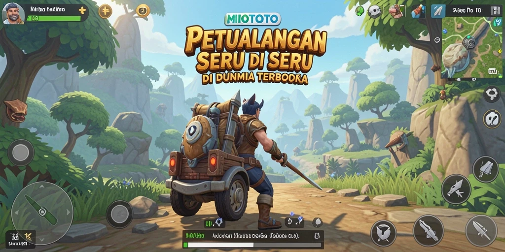 Gameplay seru MIOTOTO di dunia terbuka yang luas.