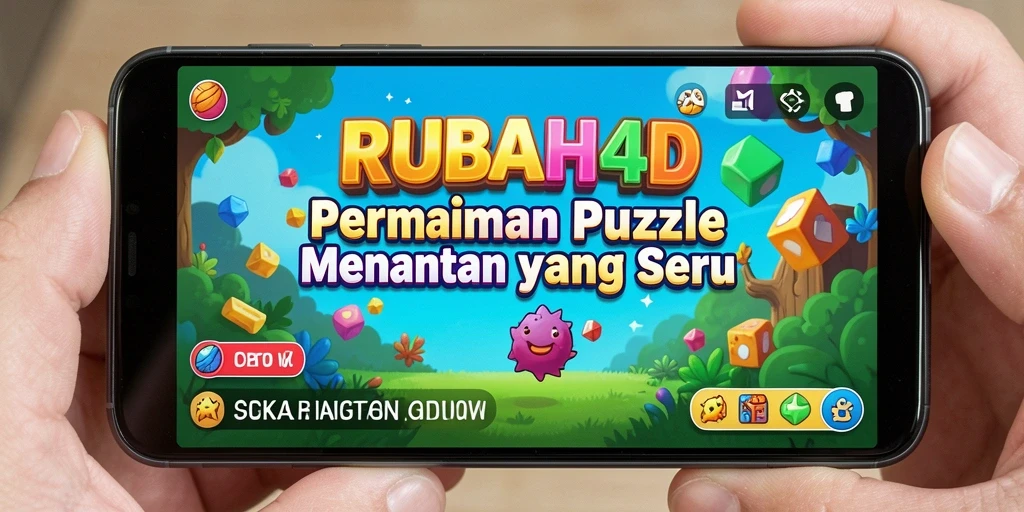 Tampilan gameplay menarik dari RUBAH4D dengan warna cerah dan teka-teki yang menantang.