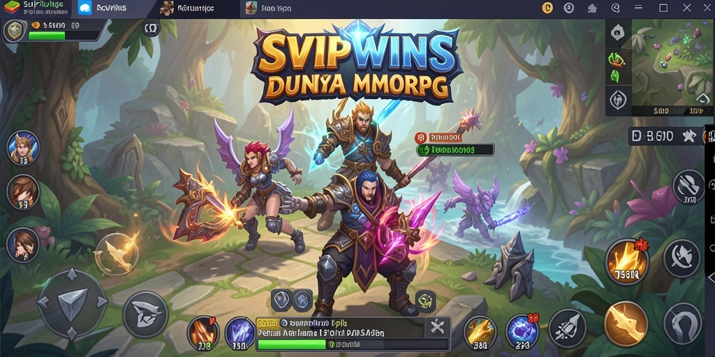 Tampilan gameplay epik dalam dunia MMORPG SVIPWINS.